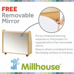 Millhouse™ Mobile Shelf Unit With Top Display Add-on and 9 Baskets