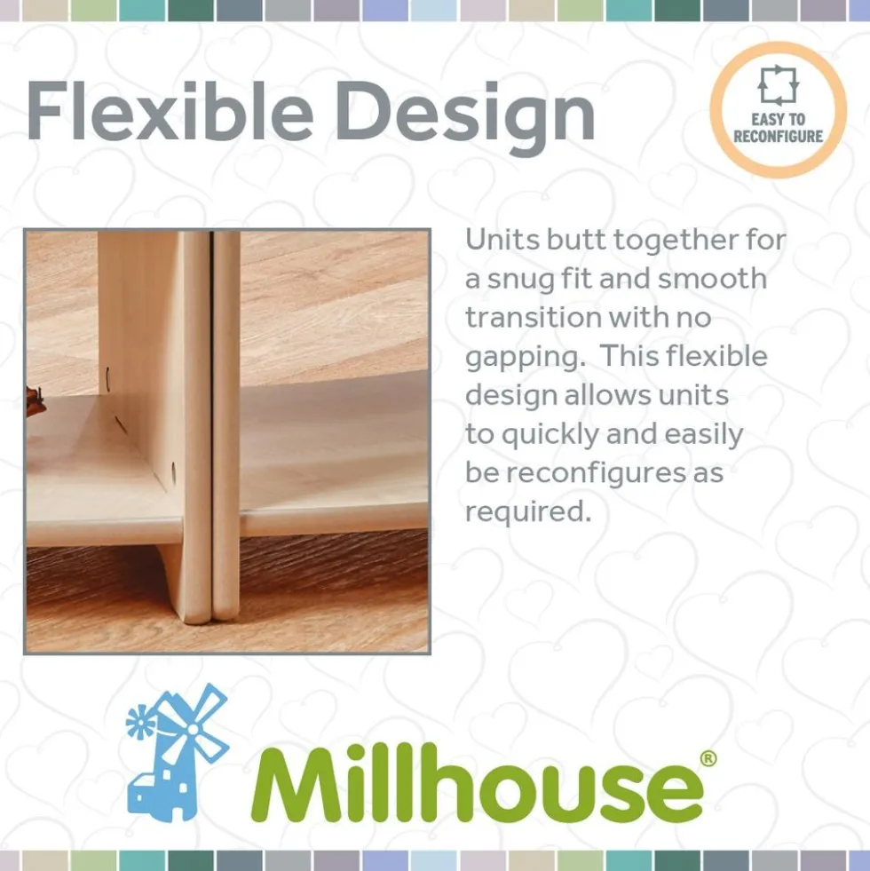 Millhouse™ Natural Kitchen Set of 4 with Dresser - Preschool