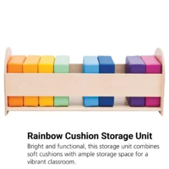 Millhouse™ Rainbow Soft Cushion Set & Storage Unit