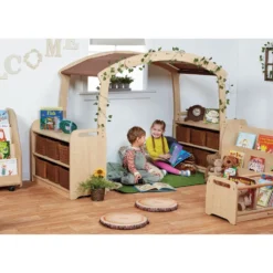 Millhouse™ Tall Den Cave Set - Taupe Roof