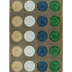 Mindful Seating™ Carpet - 5'4" x 7'8" Area Rug in Color Multi