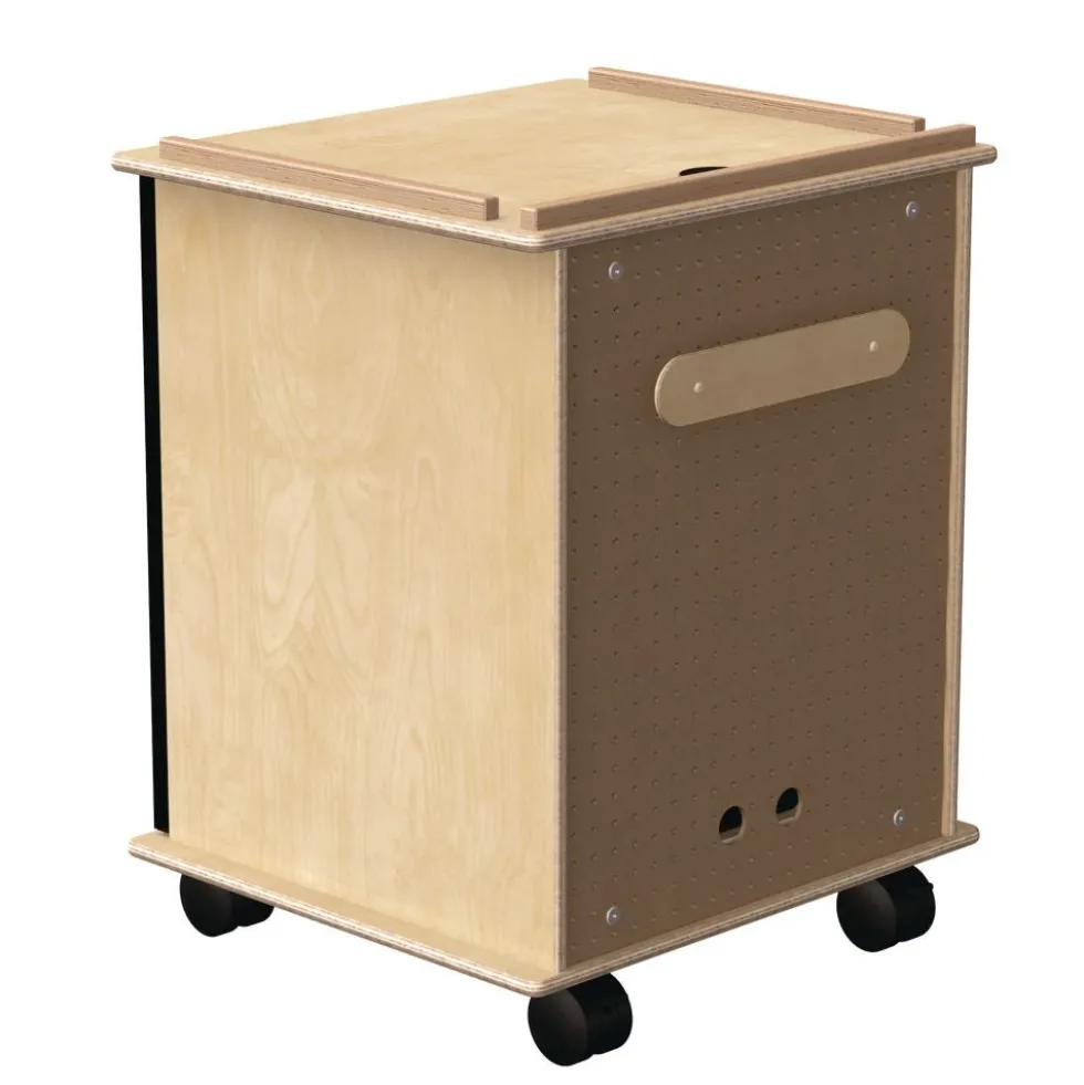 Mobile Laptop and Tablet Storage Cabinet with Casters