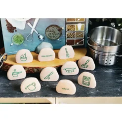 Mud Kitchen Process Stones Set of 10