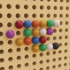 Multicolor STEAM Wall Peg Set: 512 Pieces
