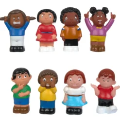 Multicultural Feelings Figures - Set of 8