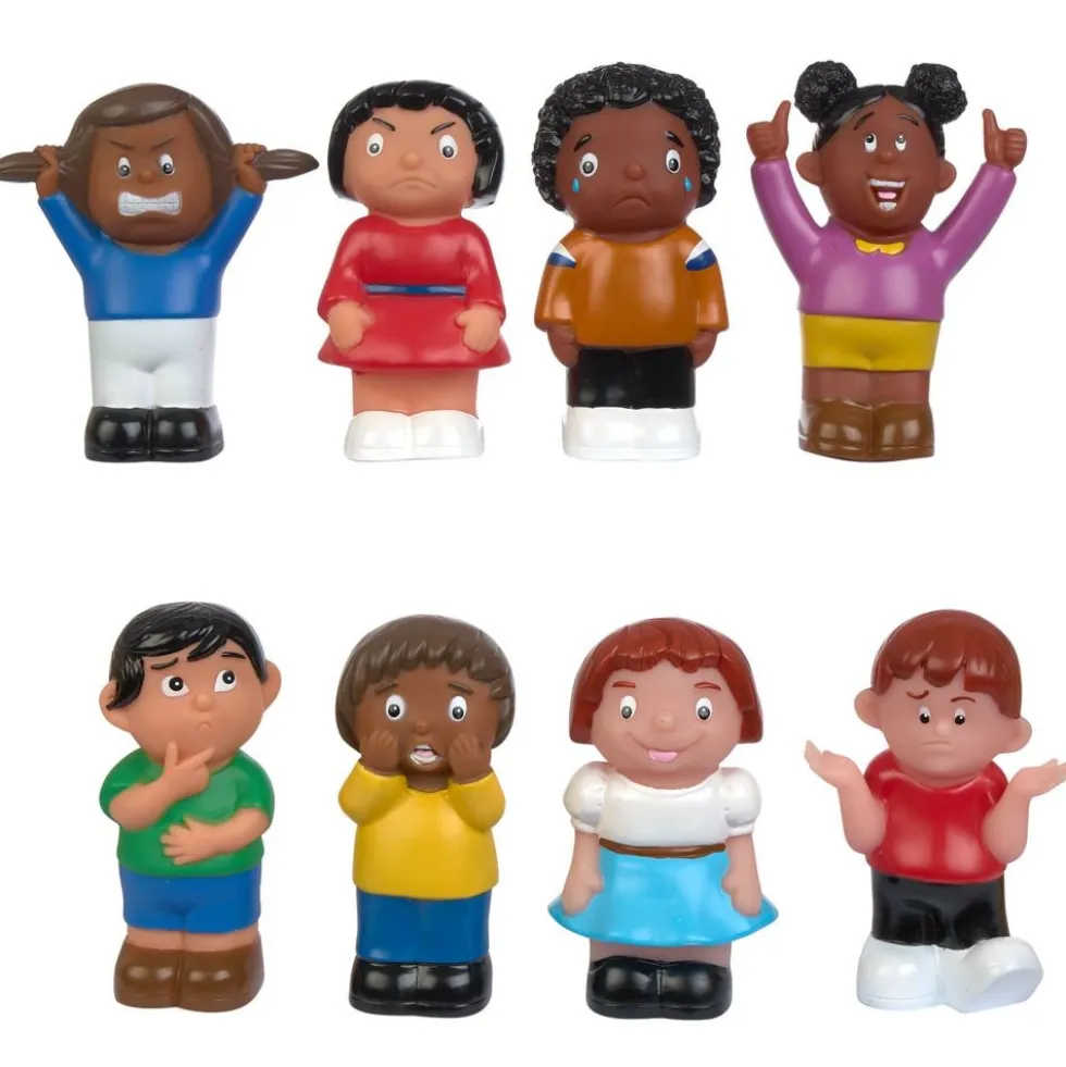 Multicultural Feelings Figures - Set of 8
