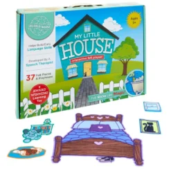 My Little Felt House 3D Interactive Story - 37 pieces