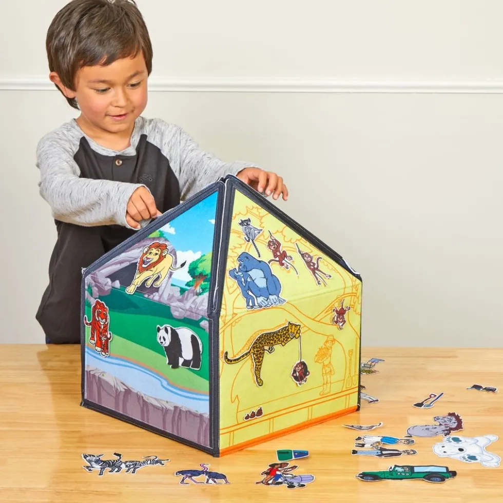My Little Felt Zoo 3D Interactive Story - 37 pieces