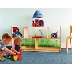 Nature View Acrylic Back Cabinet - 24