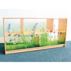 Nature View Acrylic Back Cabinet - 24