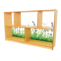 Nature View Acrylic Back Cabinet - 30