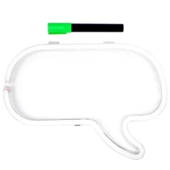 Neon Light Up Speech Bubble Message Frame