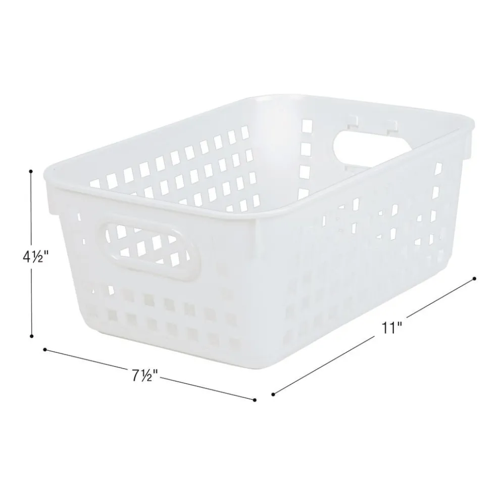 Neon Pop 6-Pack Medium Book Baskets