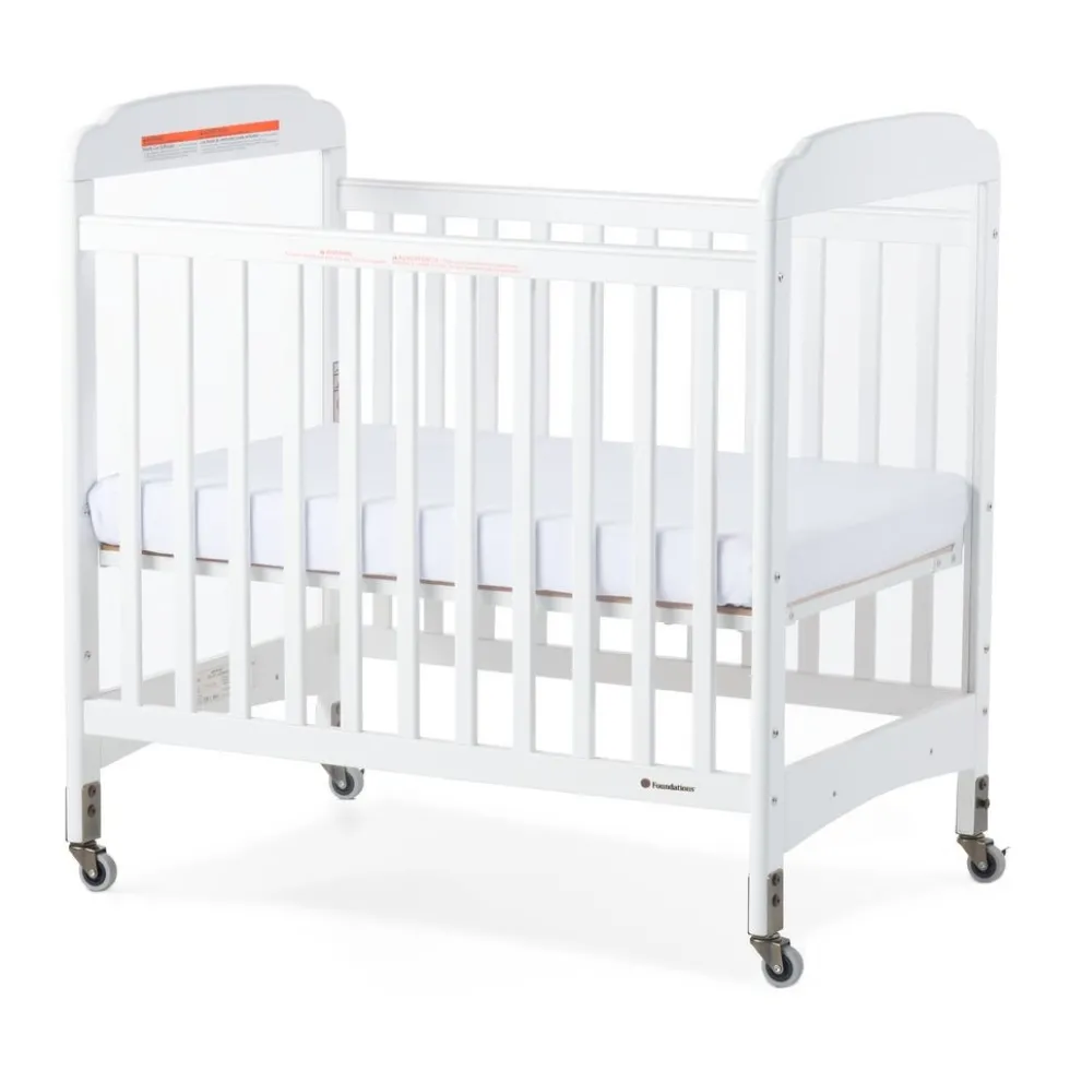 Next Gen Serenity® Fixed-Side Wooden Crib - White