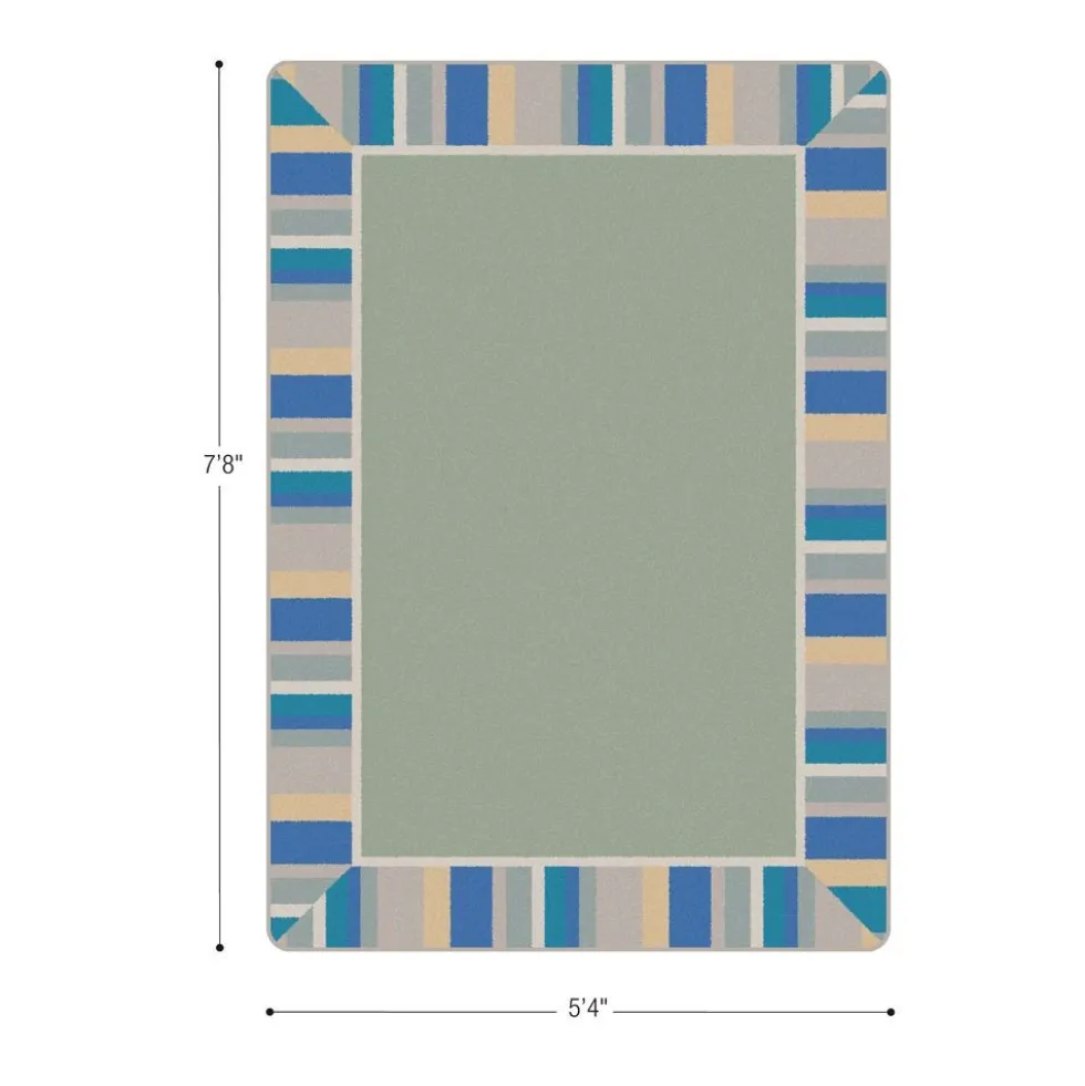 Off the Cuff™ Carpet - 5'4" x 7'8" - Sage Green