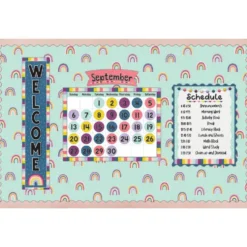 Oh Happy Day Rainbows Creative Class Fabric