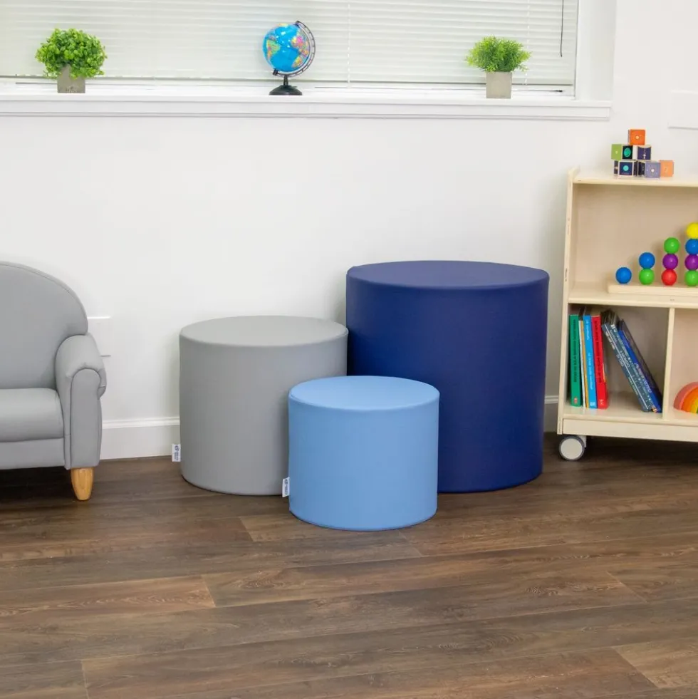 Ottoman Trio - Tranquility - Navy