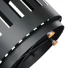 Outdoor 37 Gallon Trash Can Black