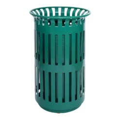 Outdoor 37 Gallon Trash Can Green