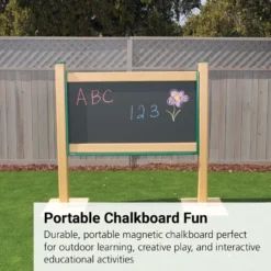 Outdoor Magnetic Chalkboard 4' Portable