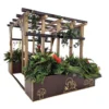 48" Outdoor Vine House with Planters