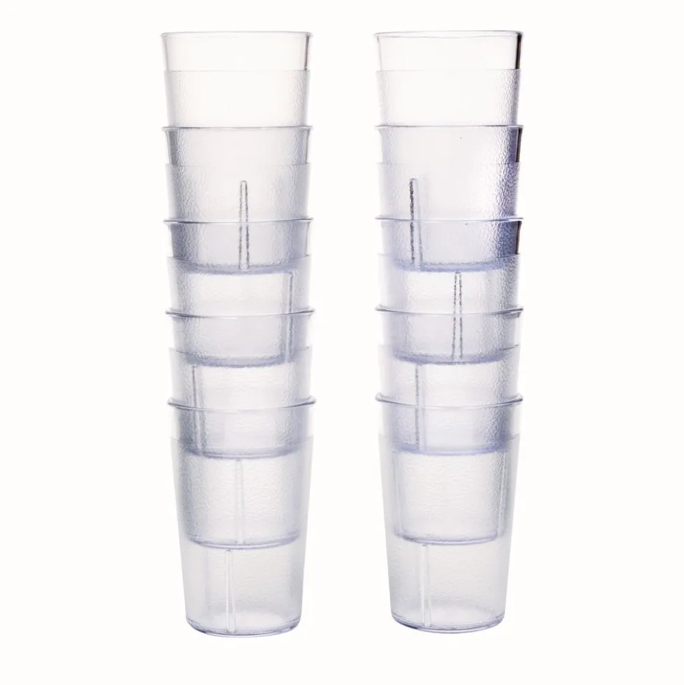 5 oz. Clear Tumbler- Set of 10