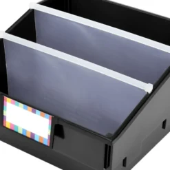 4-Pack Single-Color Picture Book Classroom Library Bins™ With Dividers