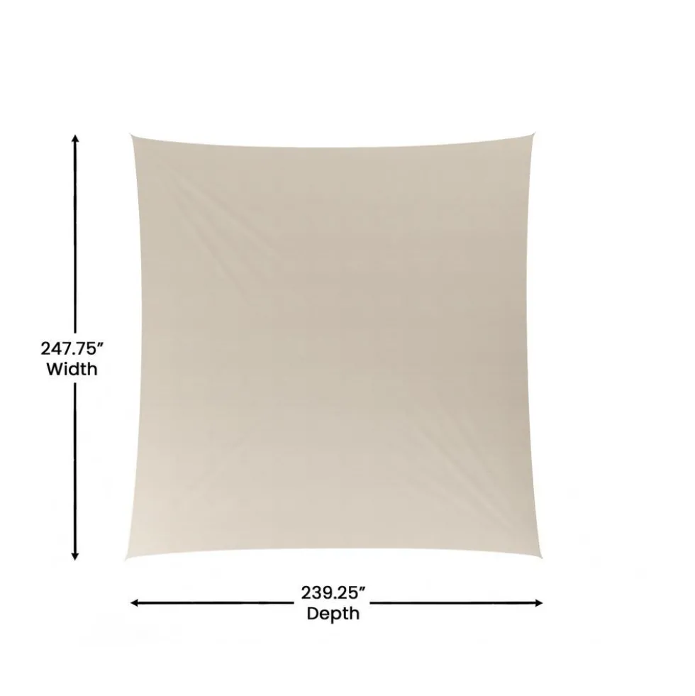 Palmetto Rectangle Sun Sail Canopy 20'