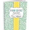 Parent Contact Record Book - Couture Style - 1 record book, 49 tabs