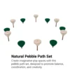 Pebble Path in Natural Colors - Playground Equipment Set of 12