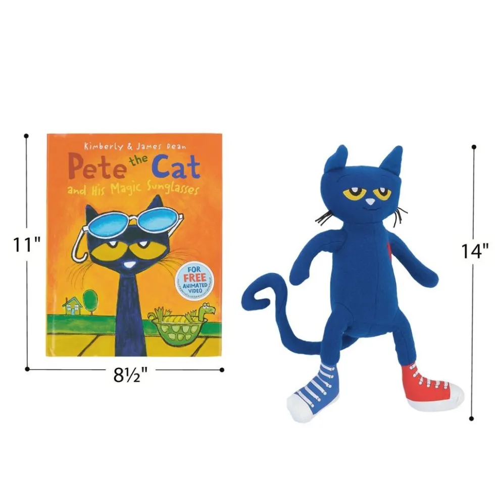 Pete The Cat - Set of 4 Books & 14" Doll