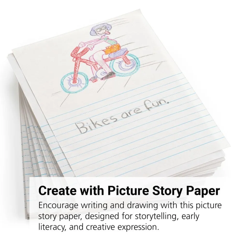 Picture Story Newsprint - 9" x 12", 500 sheets