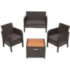 5 PIECE WICKER SET