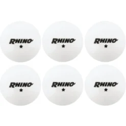 Ping Pong Balls Set of 6 White