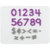 Plastic Magnetic Numbers And Math Symbols - 80 magnets