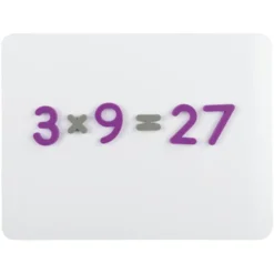 Plastic Magnetic Numbers And Math Symbols - 80 magnets