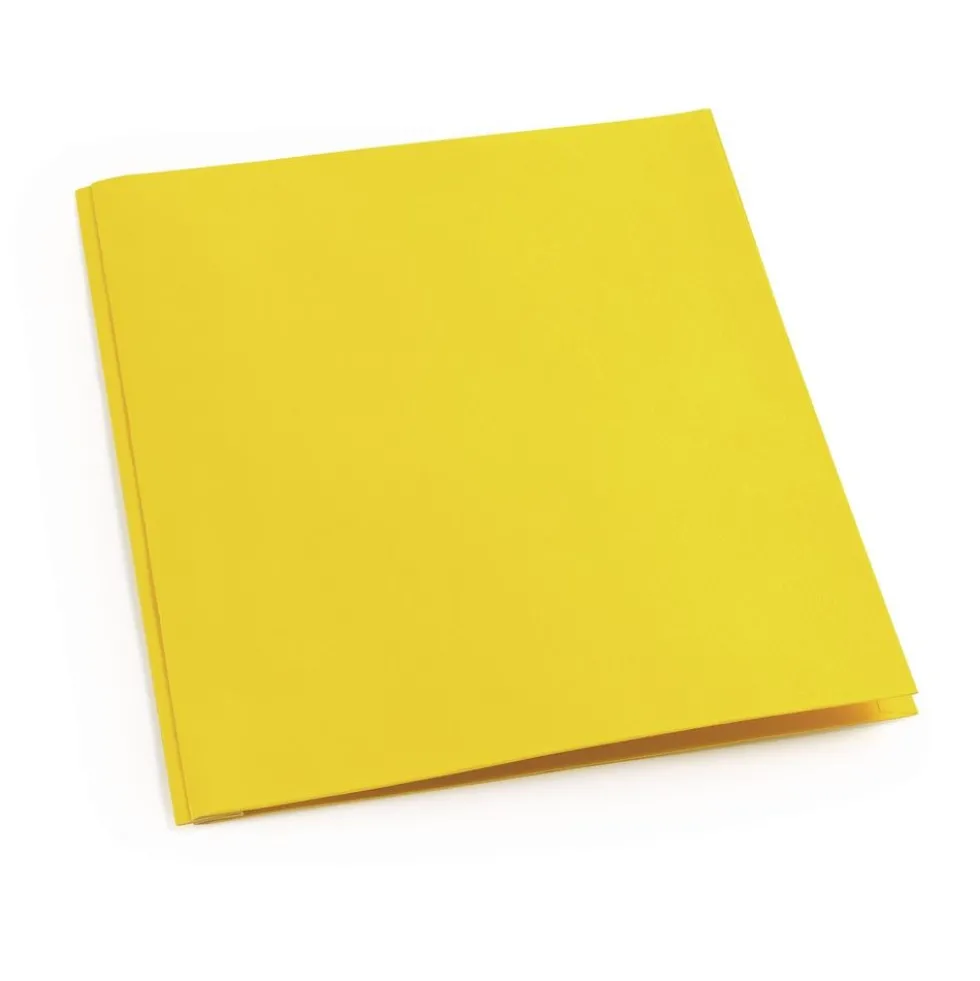 Pocket & Brad Folder, Yellow