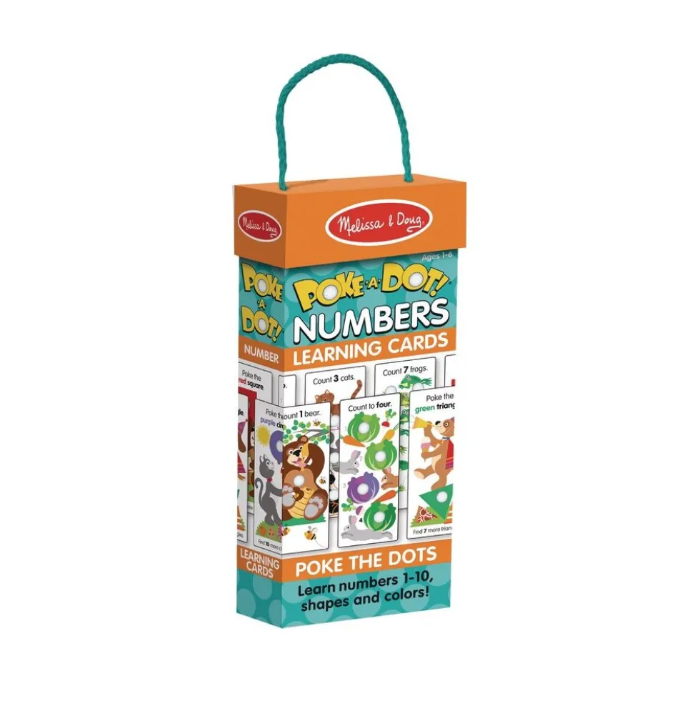 Poke-A-Dot Number Learning Cards