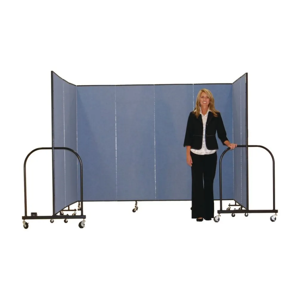 Portable Room Divider 9'5" x 6' - Stone