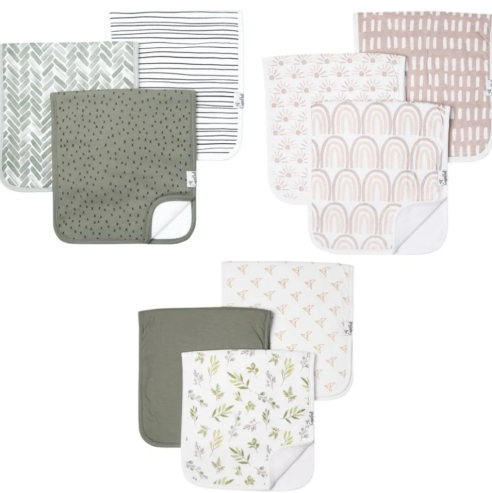 Premium Burp Cloths, Set of 12