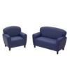 Preschool Sofa and Chair Set - Blue