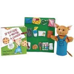 Puppet & Props for "If You Give a Mouse A Cookie" Book