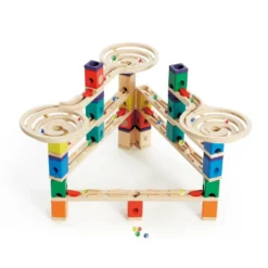 Quadrilla Vertigo Wooden Marble Ball Run - 134pcs