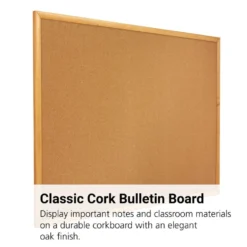 Quartet Classic Cork Bulletin Board, 60