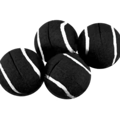 Quiet Chair Stay-Put Foot Covers - Set Of 24 - Black