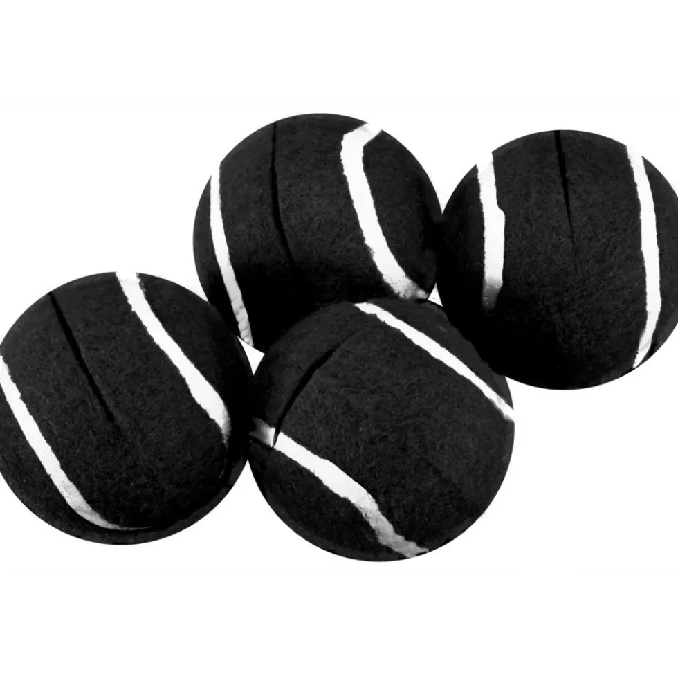 Quiet Chair Stay-Put Foot Covers - Set Of 24 - Black