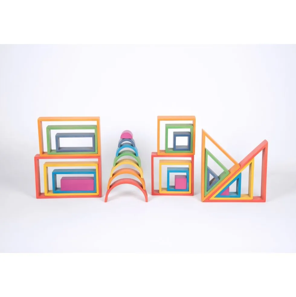 Rainbow Architect Block Set - 28 pieces