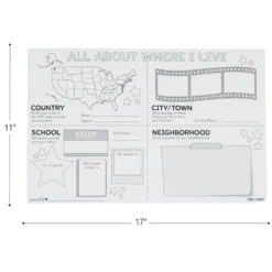 Ready-to-Decorate® All About Where I Live - 24 Posters
