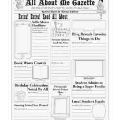 Ready-To-Decorate™ Extra, Extra, Read All About Me Posters - 24 posters
