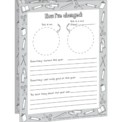 Ready-To-Decorate® First Day-Last Day Letters Kit - set of 24.